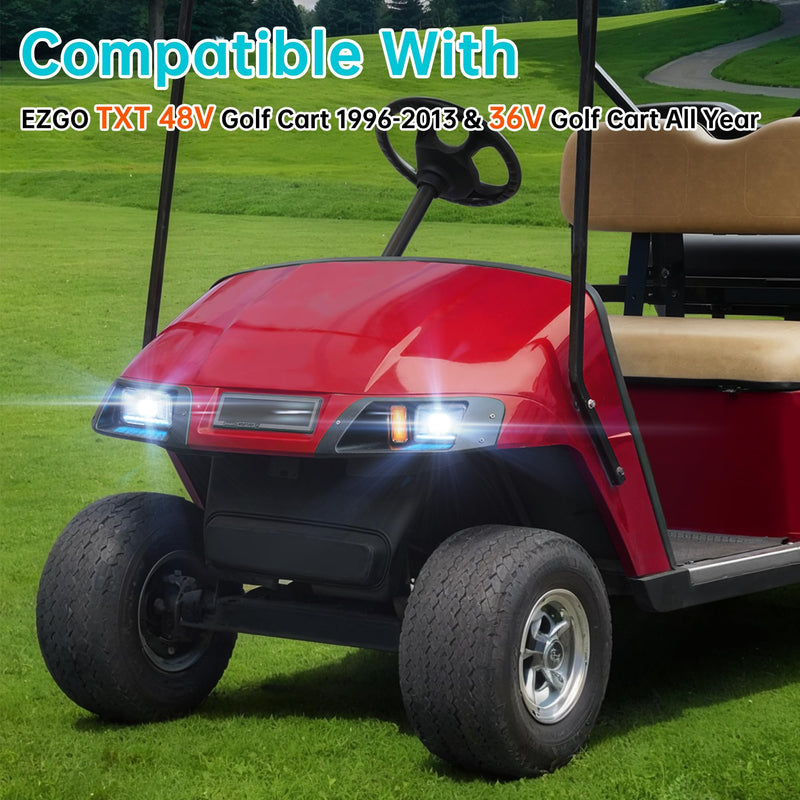 EZGO TXT RGB Light Kit with Headlights, Brake & Turn Signals