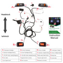 EZGO TXT RGB Light Kit with Headlights, Brake & Turn Signals