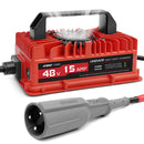 Epowrey 48V Golf Cart Charger – Club Car 3-Pin, 15A
