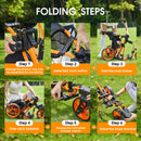 FLAGTAG 3-Wheel Golf Push Cart with Swivel Front Wheel