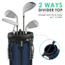 Findway Blue Lightweight Sunday Golf Bag
