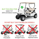 Foldable Windshield for EZGO TXT Golf Carts (1995–2013)