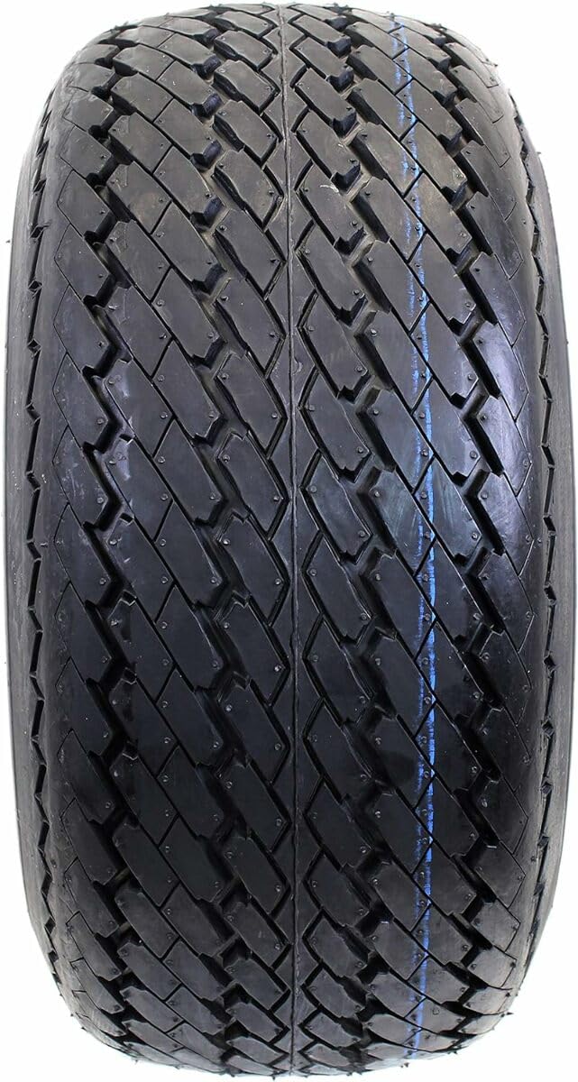 GTW Wheel & Sawtooth Tire Combo – 8” White Steel 18x8.5-8