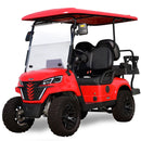 GolfJet 4-Seater Electric Utility Golf Cart - Red