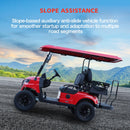 Golfjet 4-Seat Red Electric Golf Cart