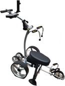 H-ONE Silver Remote Electric Golf Cart with Seat & Accessorie
