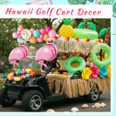 Hawaiian Luau Golf Cart Decoration Kit – 12-Piece Set