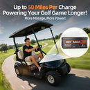HumsiENK 48V 100Ah Lithium Golf Cart Battery with Bluetooth