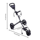 IOENC 3-Wheel Lightweight Golf Push Cart