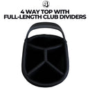Izzo Ultra Lite Navy Golf Stand Bag