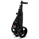 JANUS 3-Wheel Foldable Golf Push Cart with Phone & Storage Holders