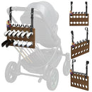 JOXPRING Wooden Golf Stroller Club Holder with Storage