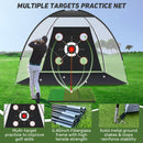 KLAODOT Backyard Golf Practice Net Set
