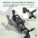 KVV 3-Wheel 360 Swivel Golf Push Cart