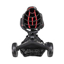 KVV 3-Wheel Foldable Golf Push Cart with Storage & Brake