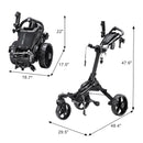 KVV Compact Remote Electric Golf Cart – Lightweight & Foldable