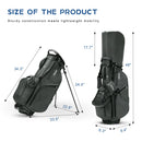 KVV Dark Gray Hybrid Lightweight Hybrid Golf Stand Bag