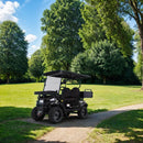 Kandi 2-Seat Black Electric Golf Cart