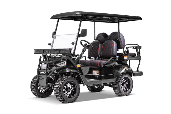 Kandi 4-Seat Black Electric Golf Cart 