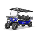 Kandi 4-Seat Electric Golf Cart Blue 