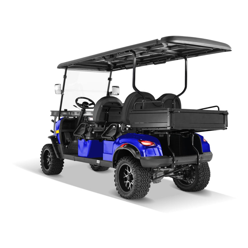Kandi 4-Seat Electric Golf Cart Blue 