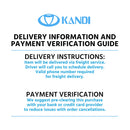 Kandi 4-Seat Electric Golf Cart Blue 