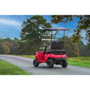 Kandi Foldable 2-Seater Electric Mini Golf Cart – Red