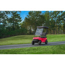 Kandi Foldable 2-Seater Electric Mini Golf Cart – Red