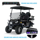 Kandi Matte Black 4-Seat Electric Golf Cart