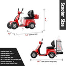 LAGTOM 2-in-1 Electric Golf Cart & Mobility Scooter