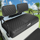 LEAPGOMAX Club Car DS Seat Covers – Diamond Stitch Black