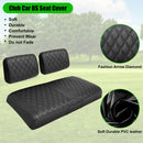 LEAPGOMAX Club Car DS Seat Covers – Diamond Stitch Black