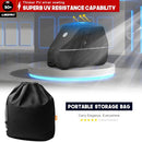 LI LIBZAKI 2-Seater Golf Cart Cover – All-Weather Protection (Black)