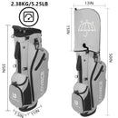 LOVACE Grey 14-Way Golf Stand Bag