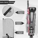 LOVACE Grey 14-Way Golf Stand Bag