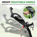 Lakehood 3-Wheel Foldable Golf Push Cart with Brake & Storage