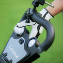 Lakehood 3-Wheel Folding Golf Push Cart with Storage & Phone Holder