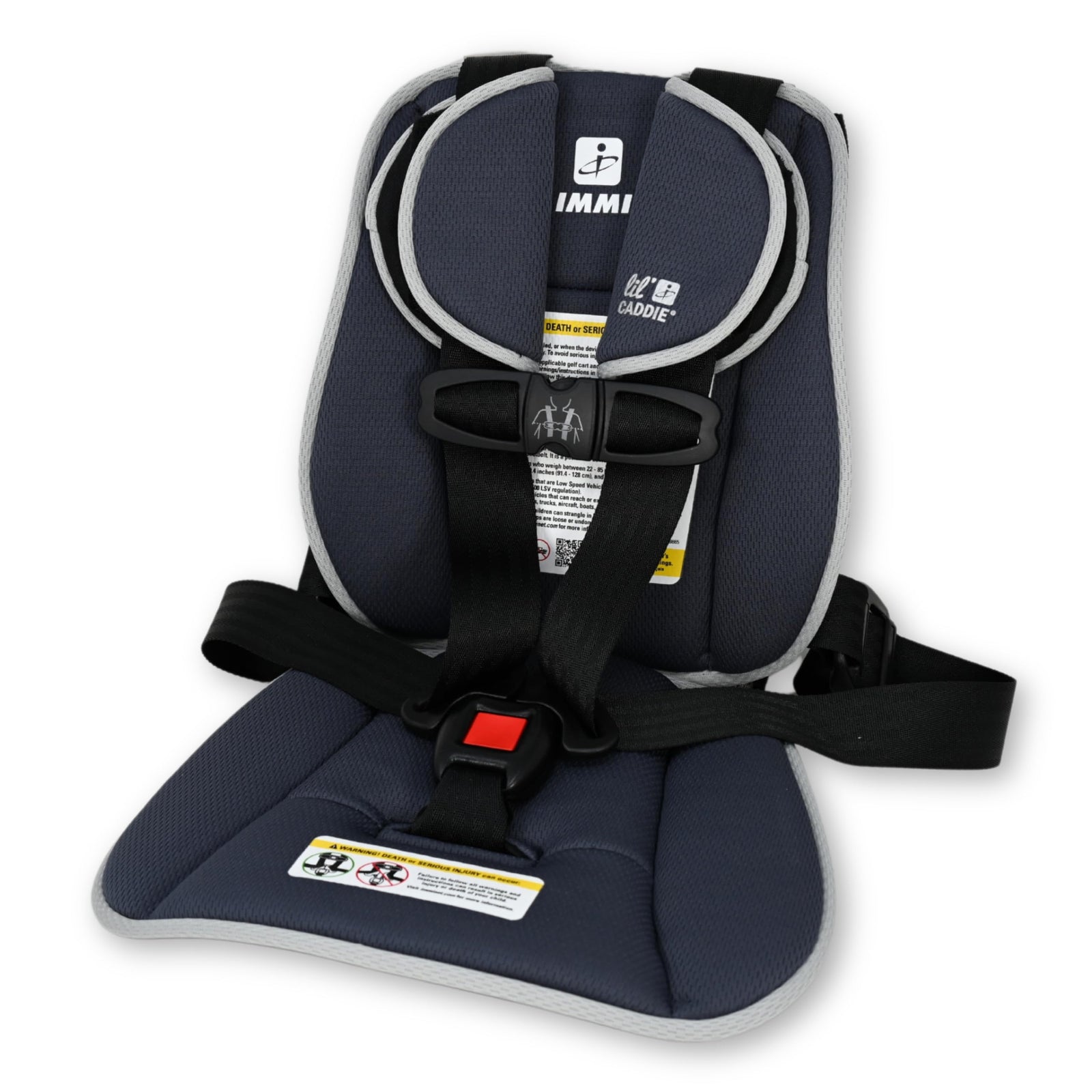 Lil’ Caddie 5-Point Child Positioner Harness for Golf Carts – Charcoal