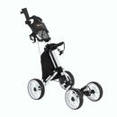 Louis Donné 4-Wheel Folding Golf Cart – White