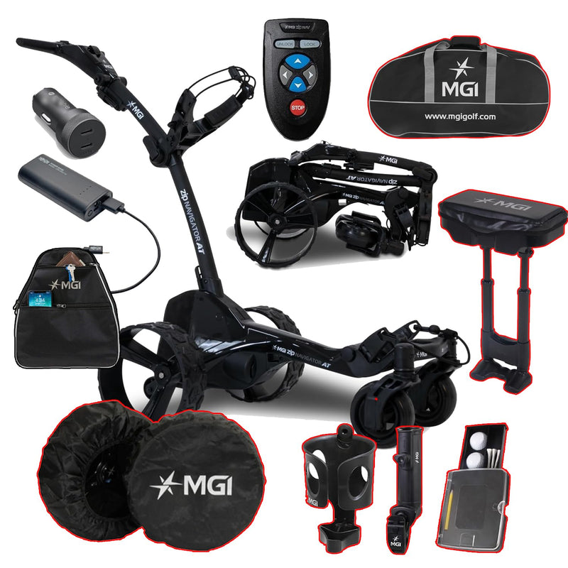 MGI Zip Navigator All-Terrain Electric Golf Cart – Bundle