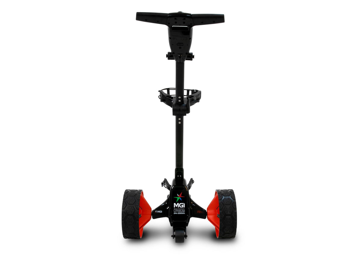MGI Zip X3 Smart Electric Golf Cart with GPS Holder – Black