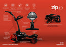 MGI Zip X3 Smart Electric Golf Cart with GPS Holder – Black