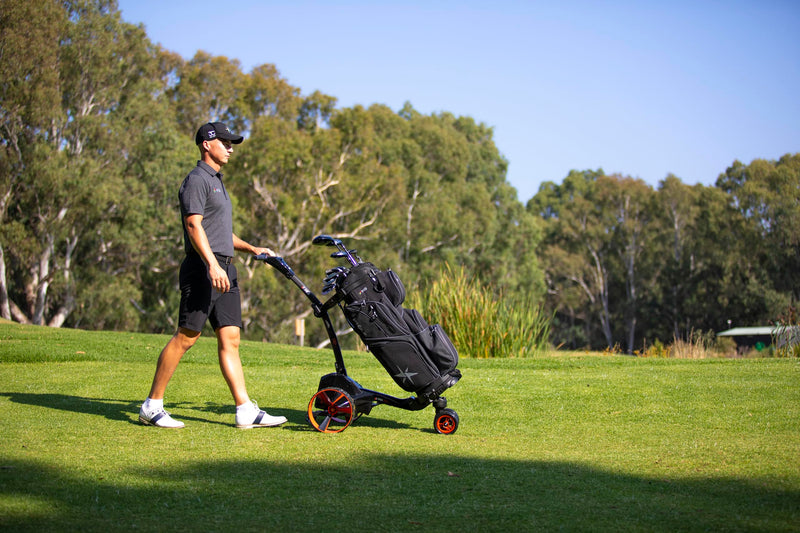 MGI Zip X3 Smart Electric Golf Cart with GPS Holder – Black