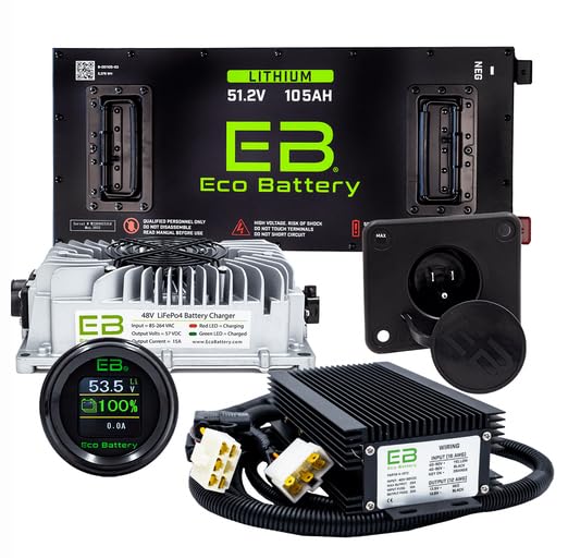 MODZ 48V Lithium Golf Cart Battery Bundle for EZGO TXT