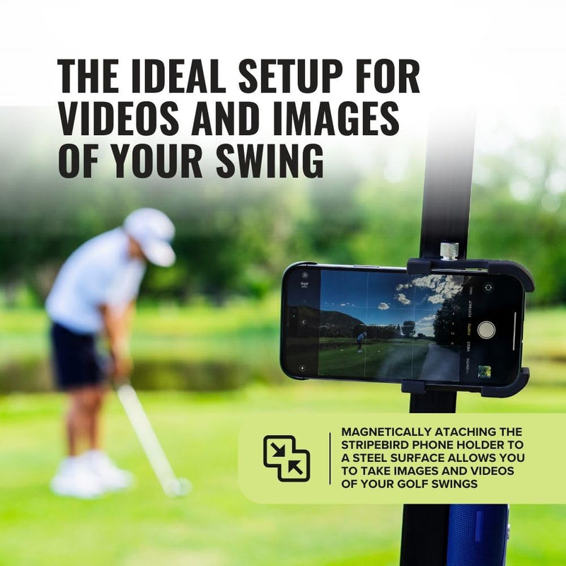 Magnetic Golf Cart Phone Holder – Universal by Stripebird