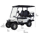 Massimo MVR2X 4-Seater Electric Cart – Red