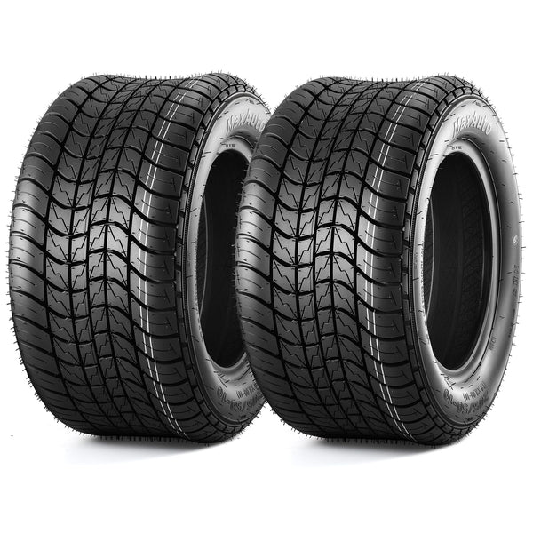 MaxAuto 205/50-10 Low-Profile Golf Cart Tires – Set of 2