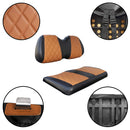 NOKINS Brown & Black Diamond Golf Cart Seat Covers – Club Car