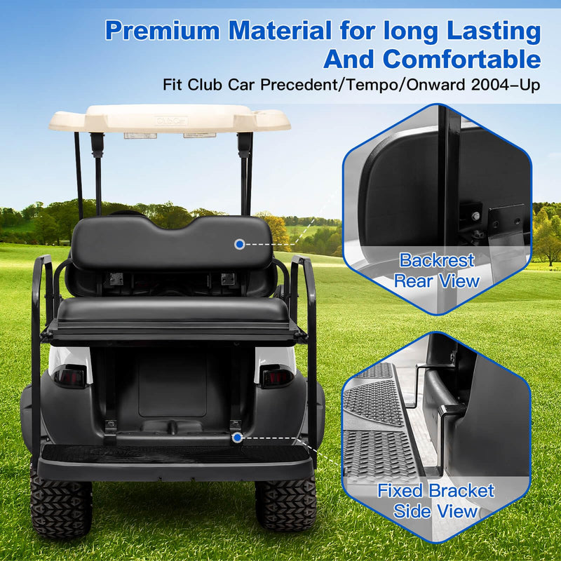 NOKINS Club Car Rear Flip Seat Kit – Precedent/Tempo/Onward