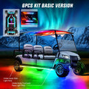 Nilight RGB Golf Cart LED Light Kit with Remote & App